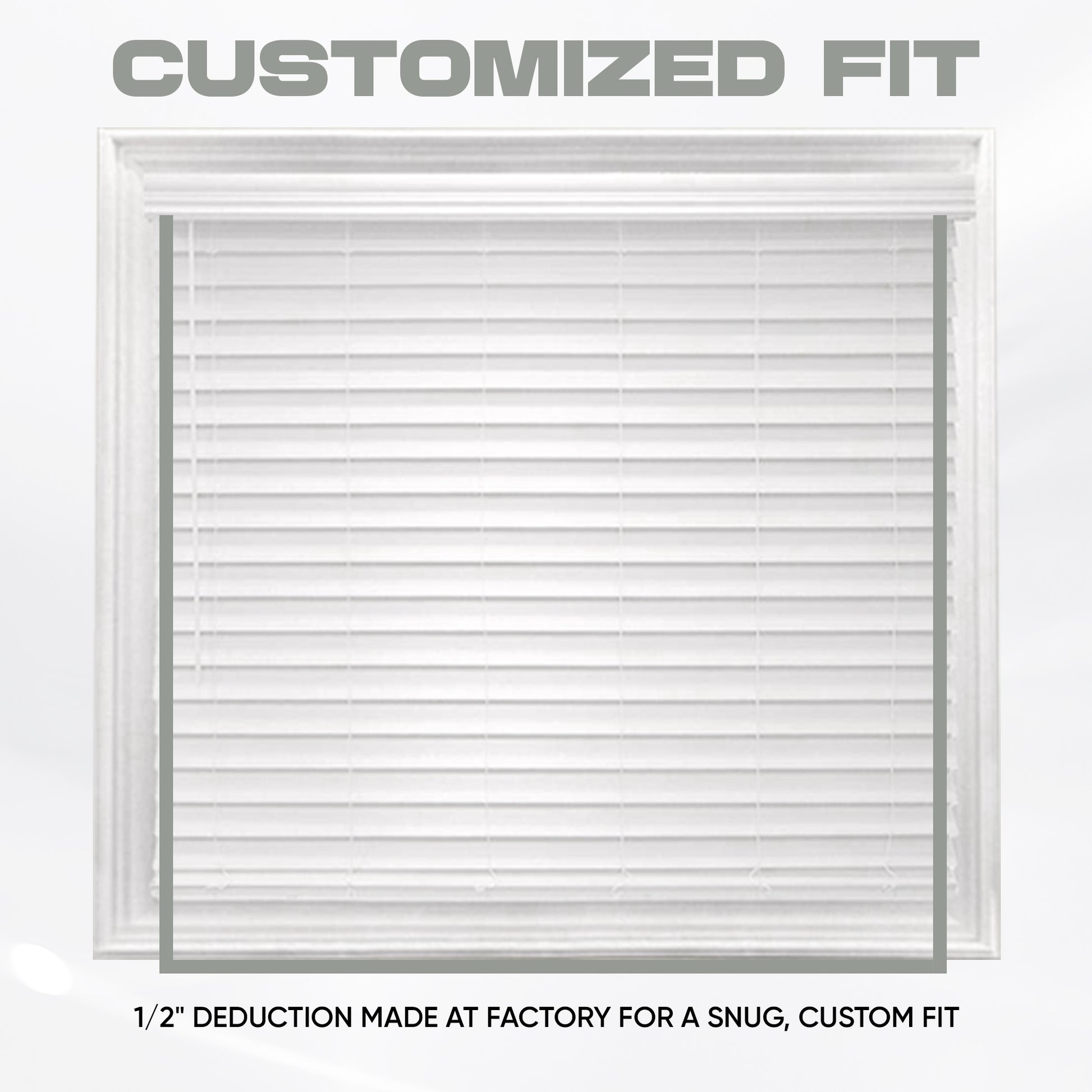 Premium White 2-1/2 Inch Horizontal Venetian Faux Wood Cordless Blinds for Indoor Windows Measuring  72" Inch Long - Cordless Blinds For Indoor Windows Blinds For Doors - Blinds Emporium Of GA